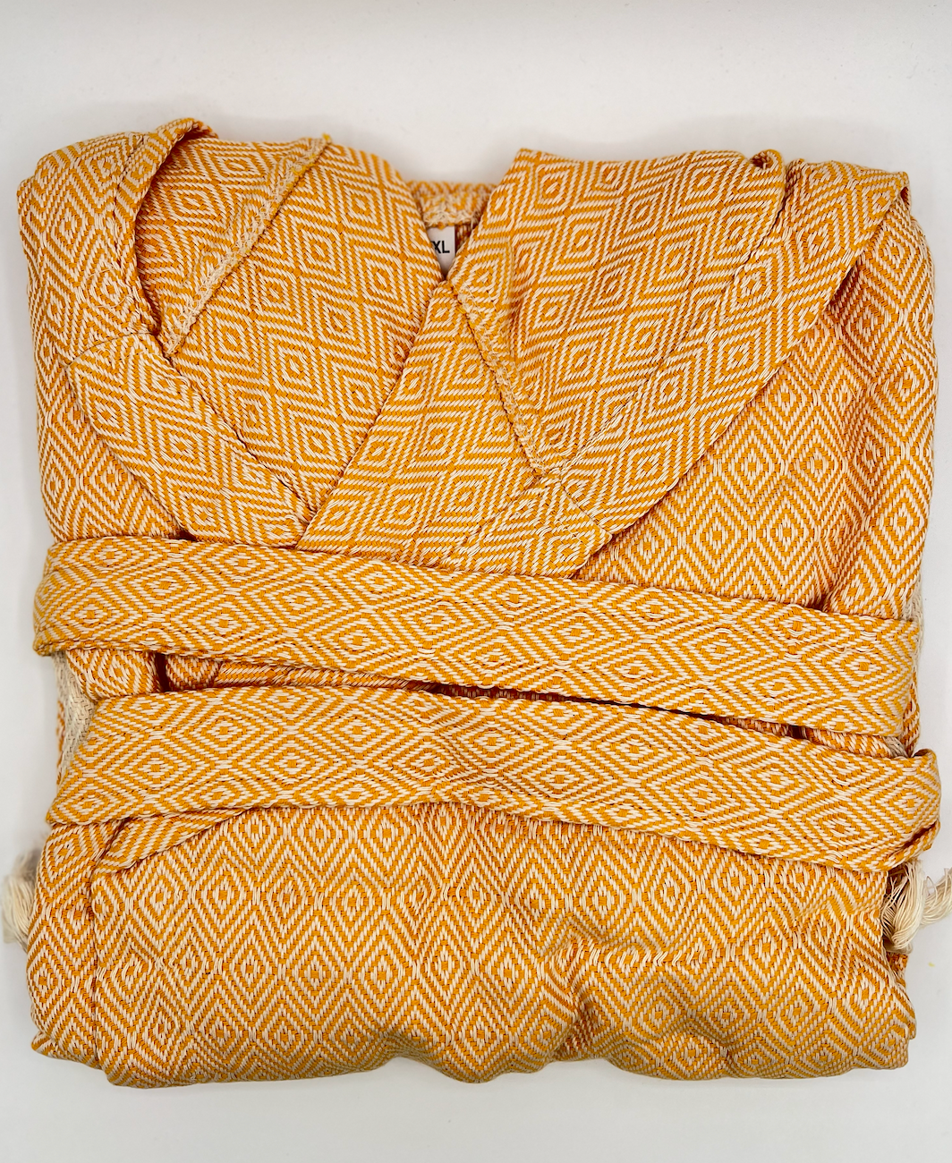 Unisex - Diamond design, Organic Turkish Cotton Robe